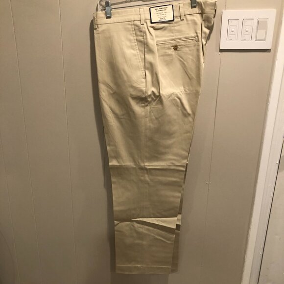 Two Pair of Men's Chino's, All American Clothing Co., Size 38x30, Made in USA - Picture 4 of 5